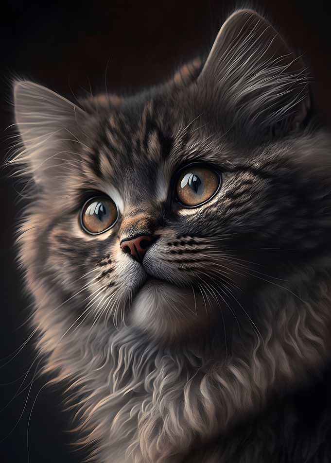 Cute Cat Portrait