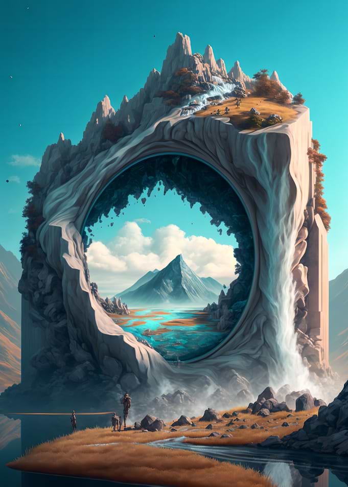 Perpetual Waterfall II