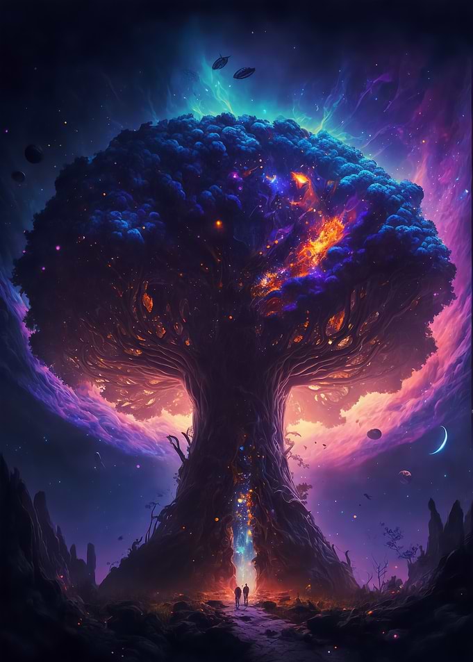 Cosmic World Tree of Life