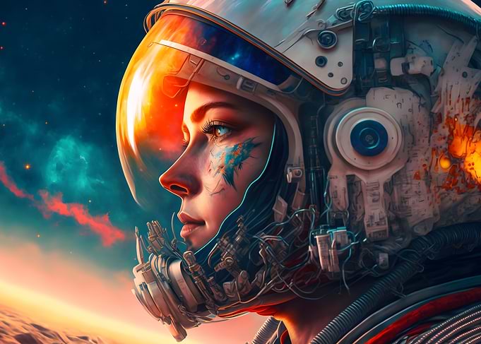 A Female Astronaut