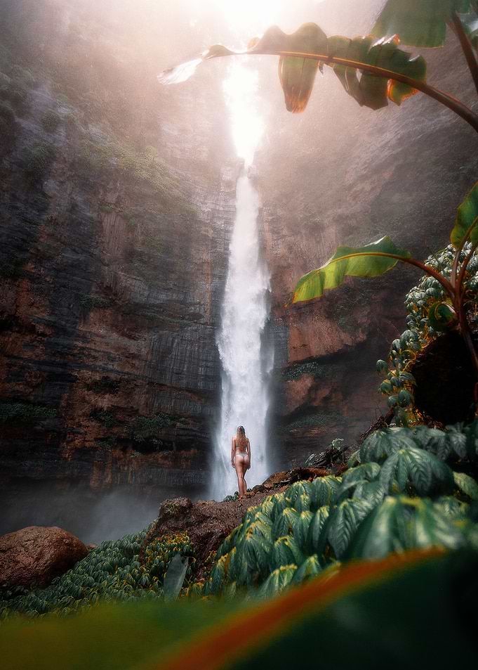 Kapas Biru Waterfall Java
