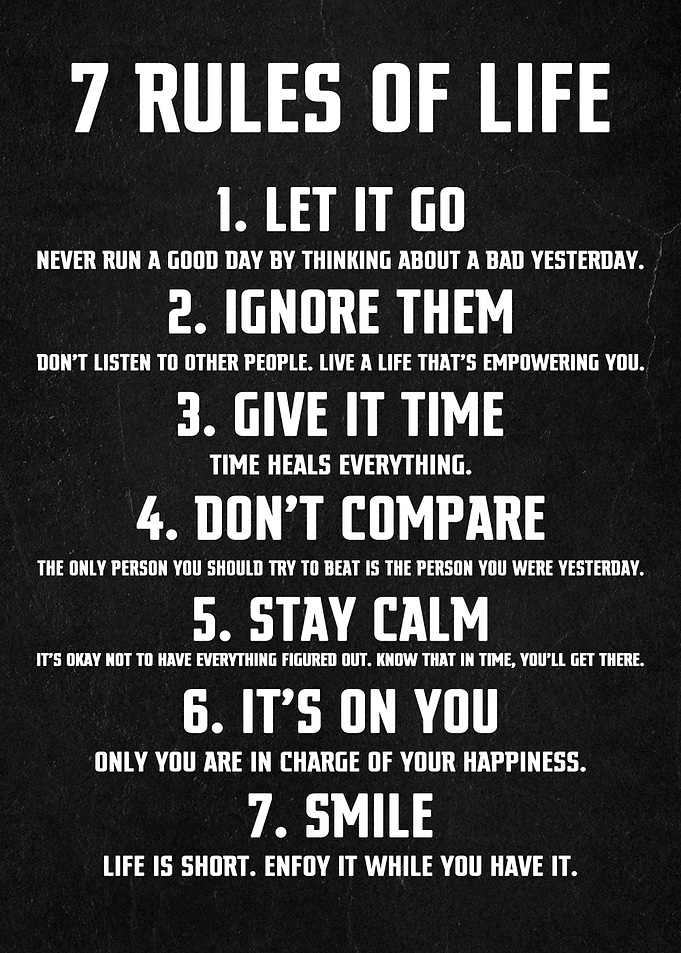 7 rules of life