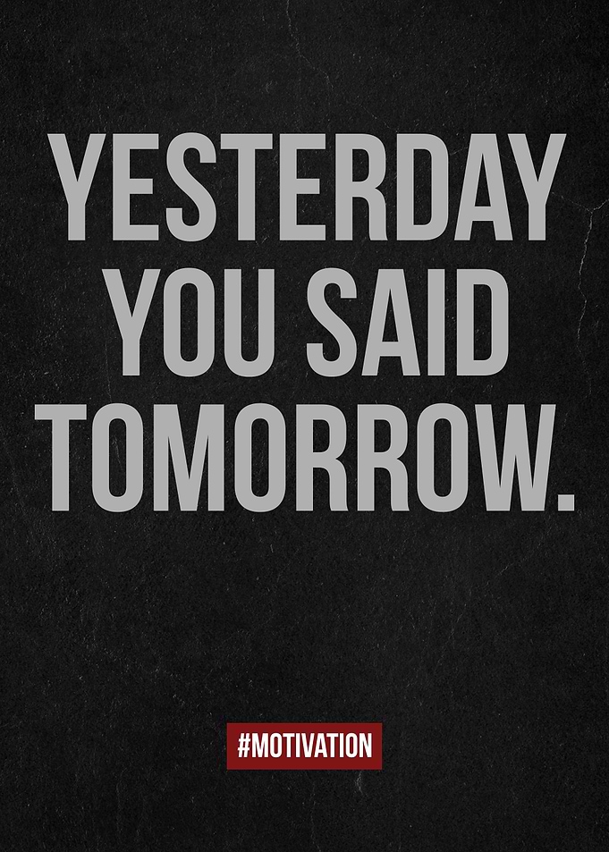 Yesterday tomorrow