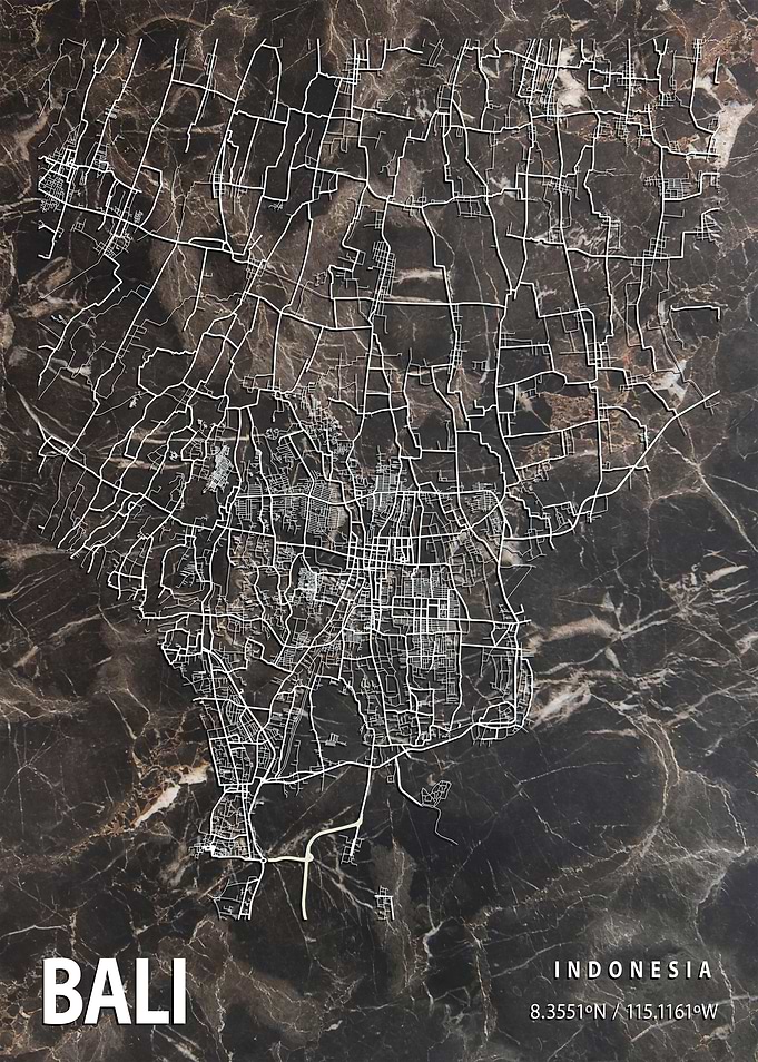 BALI CITY MAP