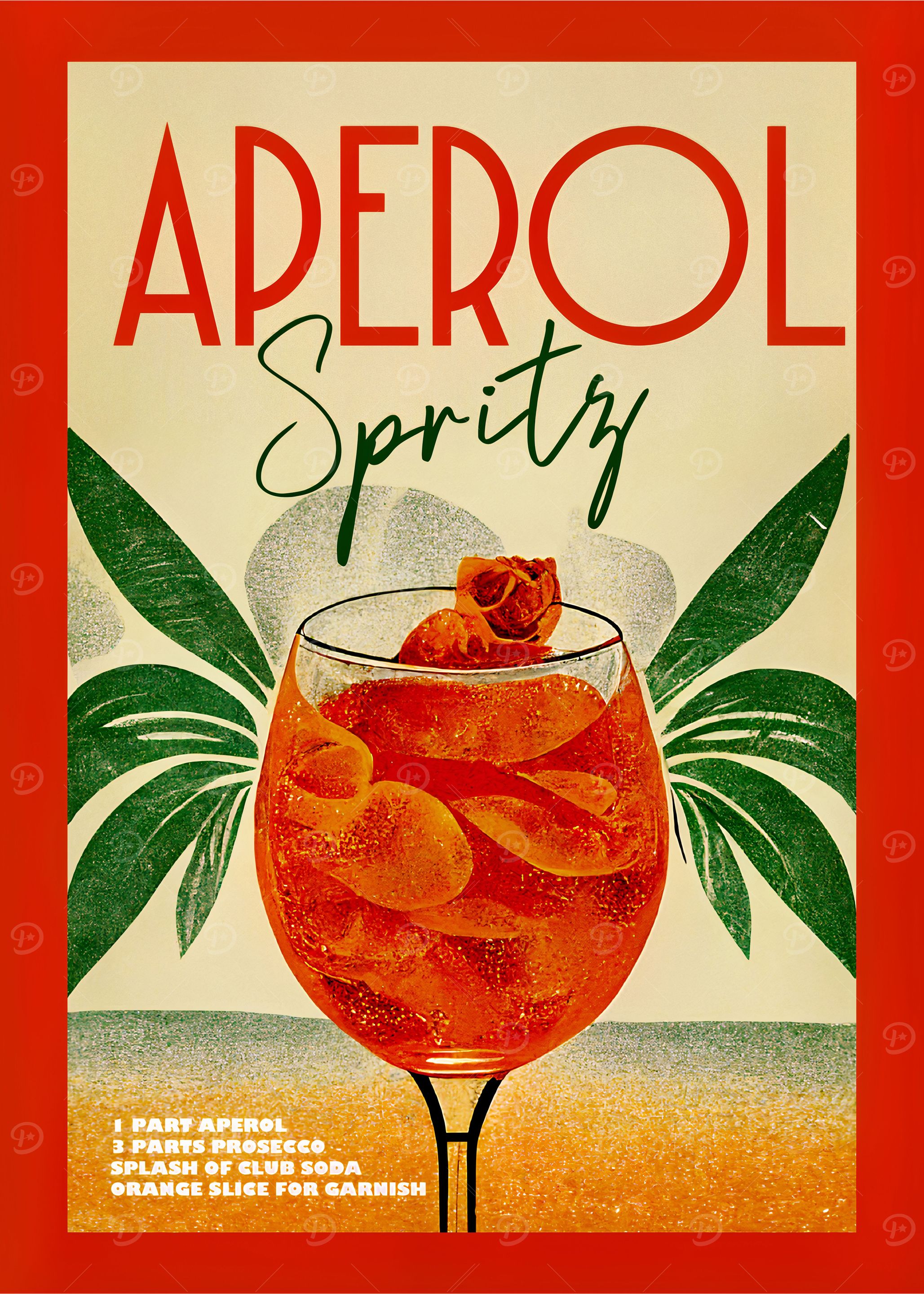 Tropic Aperol Spritz Art