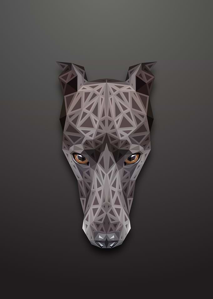 Doberman Pinscher Lowpoly