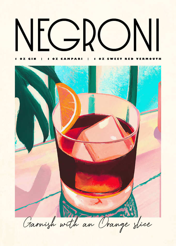 Iconic Negroni Cocktail