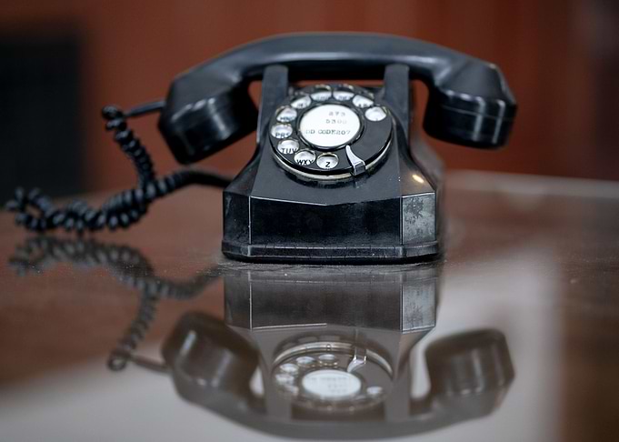 Vintage Black Telephone