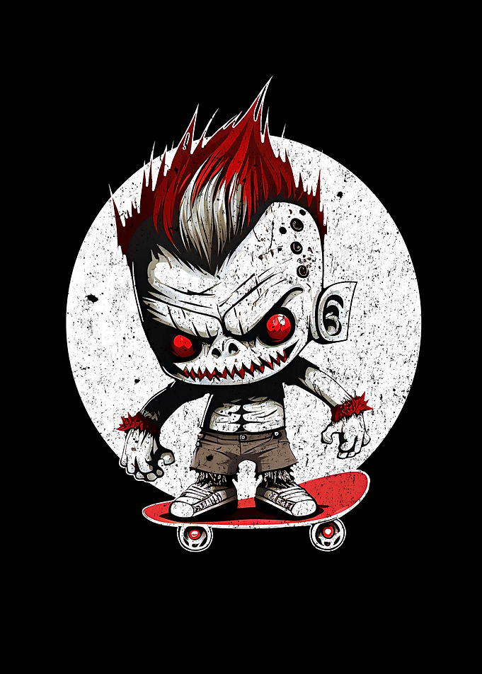 Skateboard Monster
