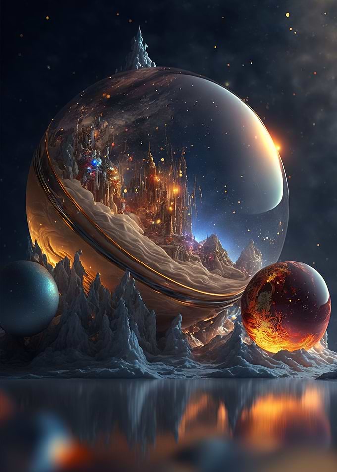 Colors of Space Planet