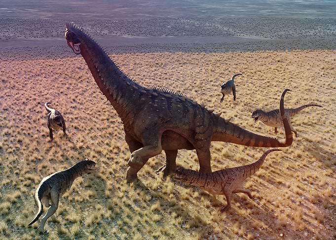 Alamosaurus the herbivore