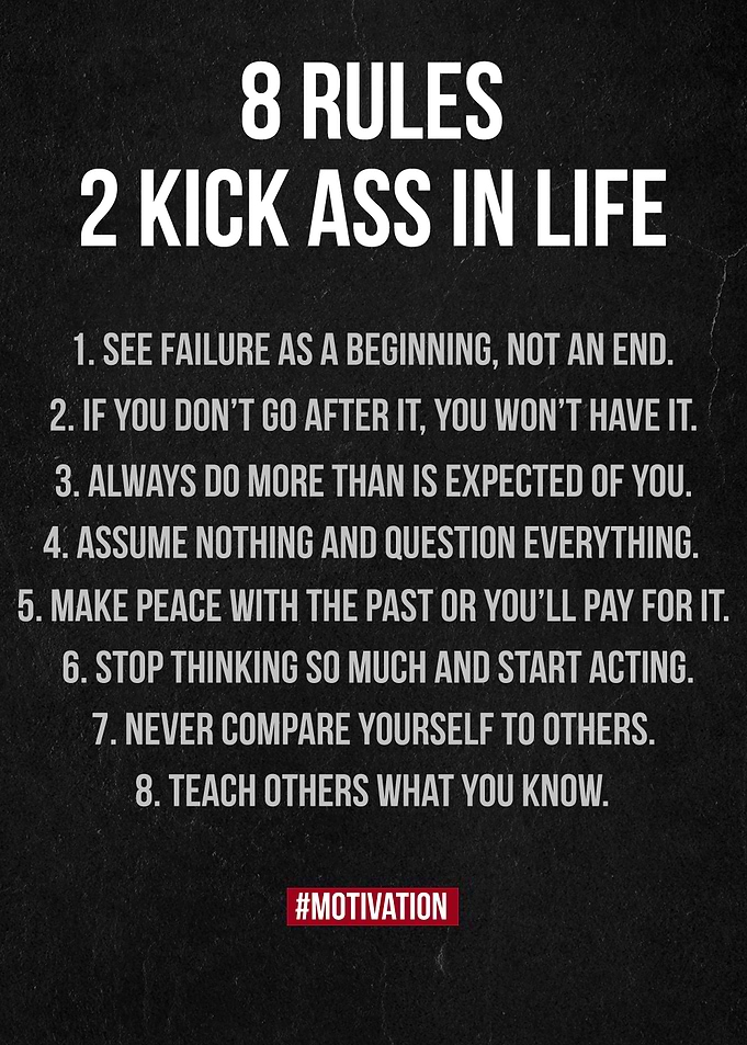 8 rules of life