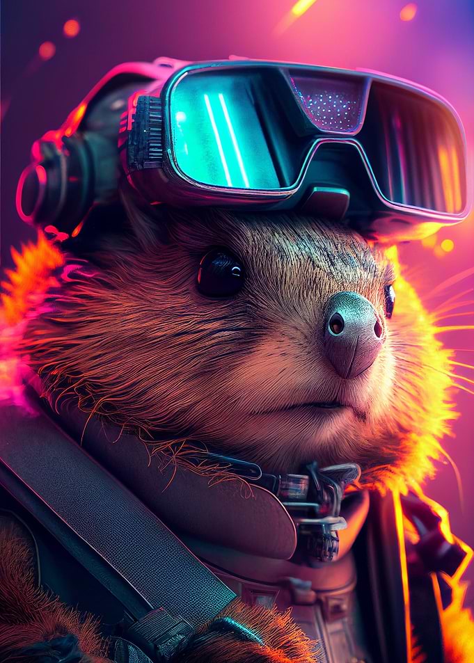 Beaver futuristic