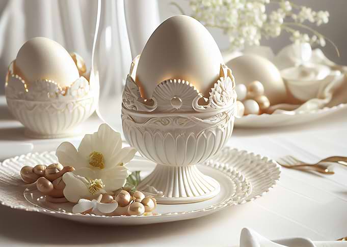 Easter table setting