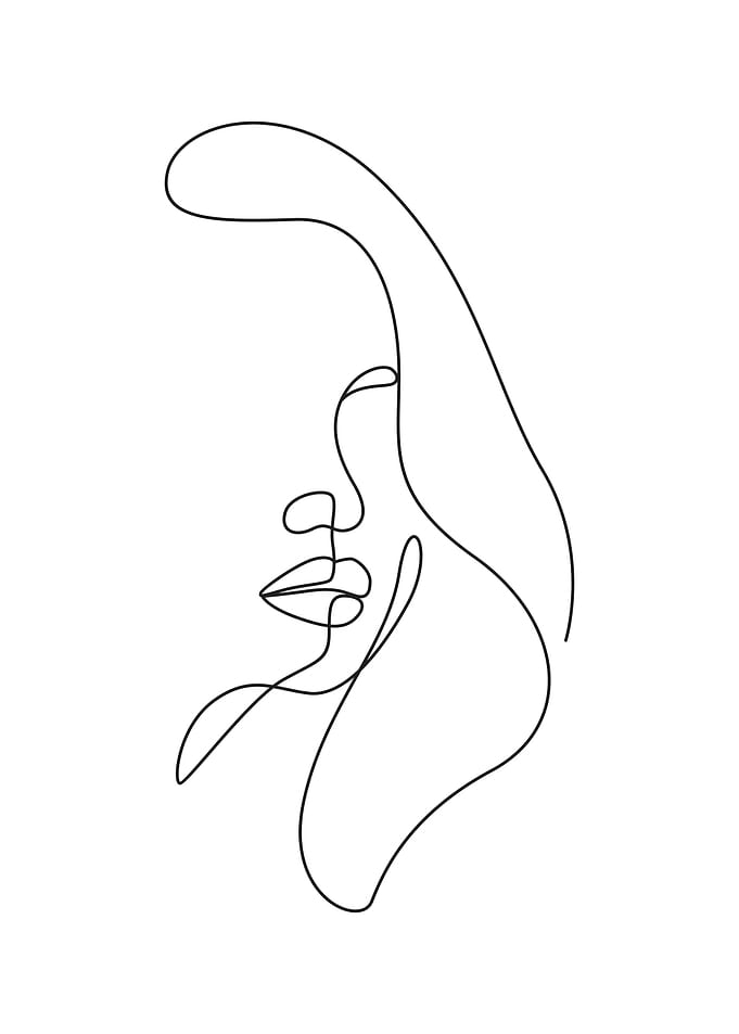 Stylish girl erotic decor