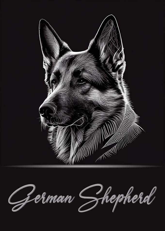 Elegant German Shepherd