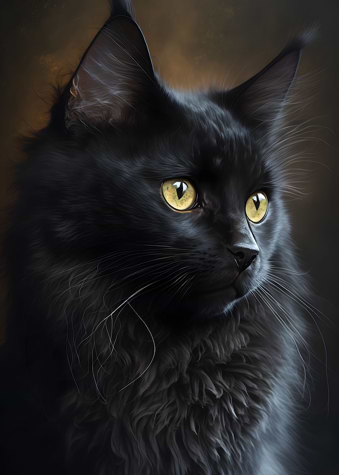 Domestic Cat Portrait
