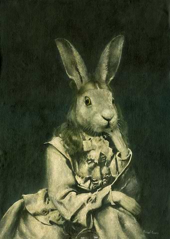 Victorian Hare Girl