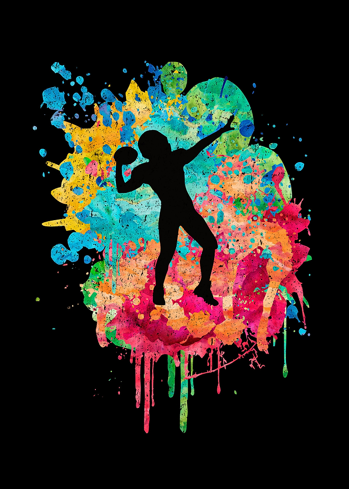 Football Spieler in PopArt
