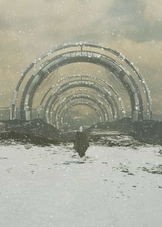Scifi Snowy 3D