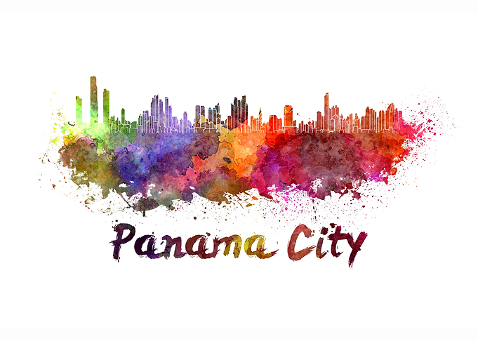 Panama city skyline