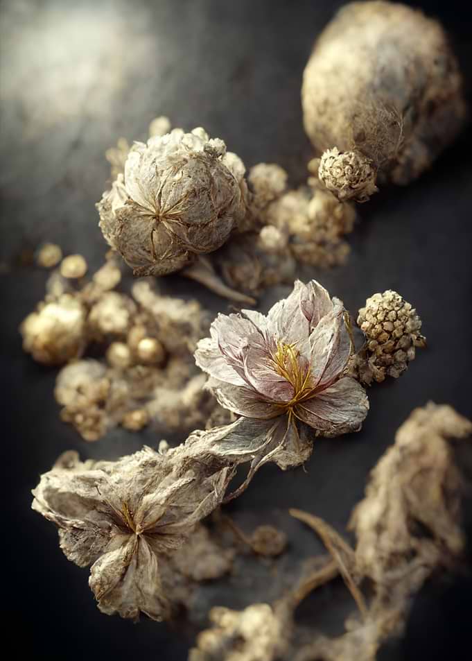 Three small flower