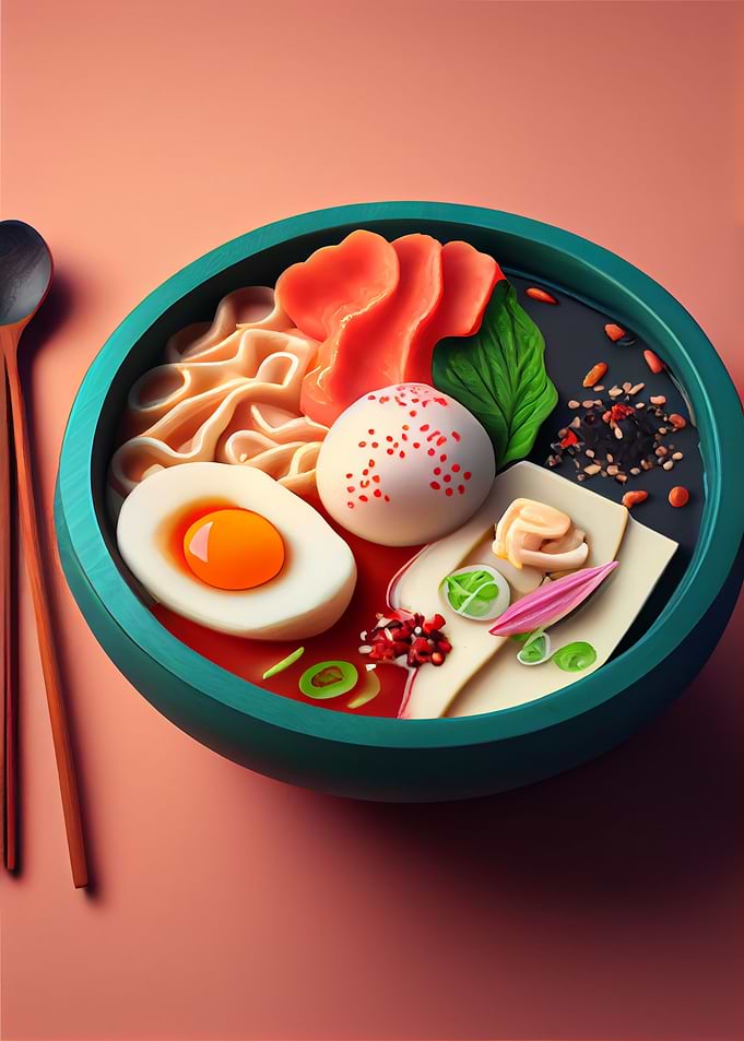 korean food ramen