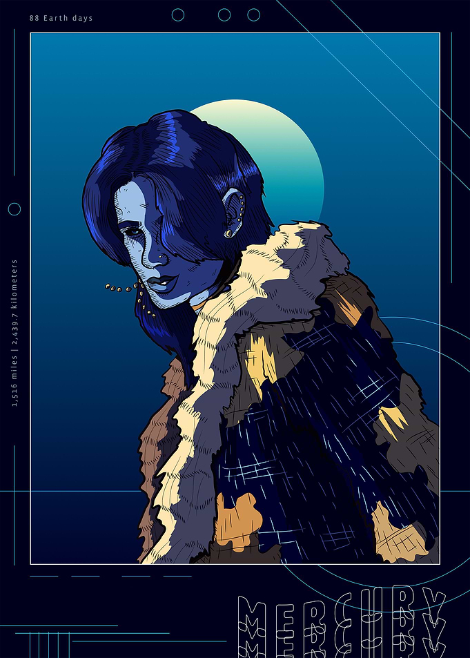 Blazing Blue Mercury
