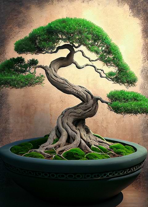 Bonsai Clay Pot — bonsai tree metal wall art