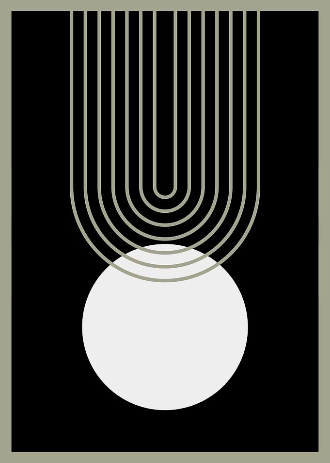 Boho Minimalist Abstract