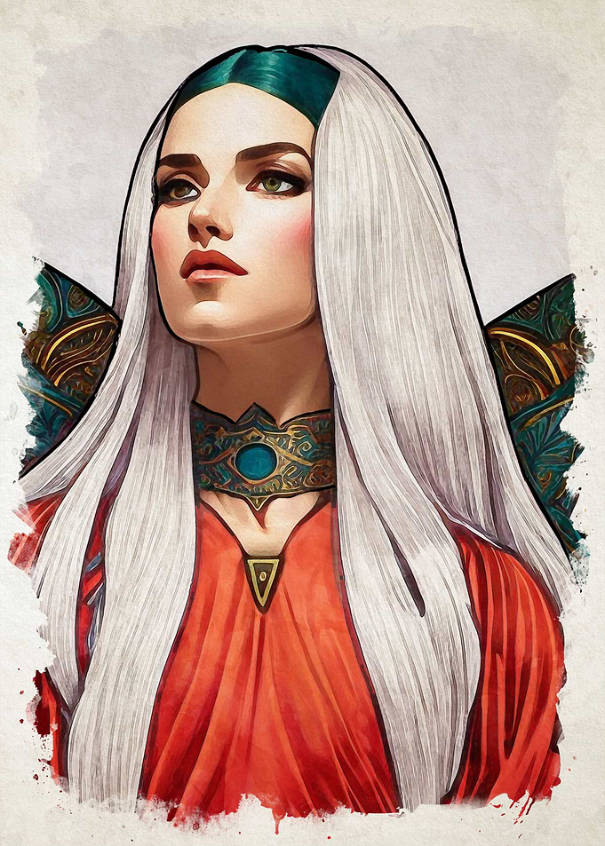 White Hair Fairy