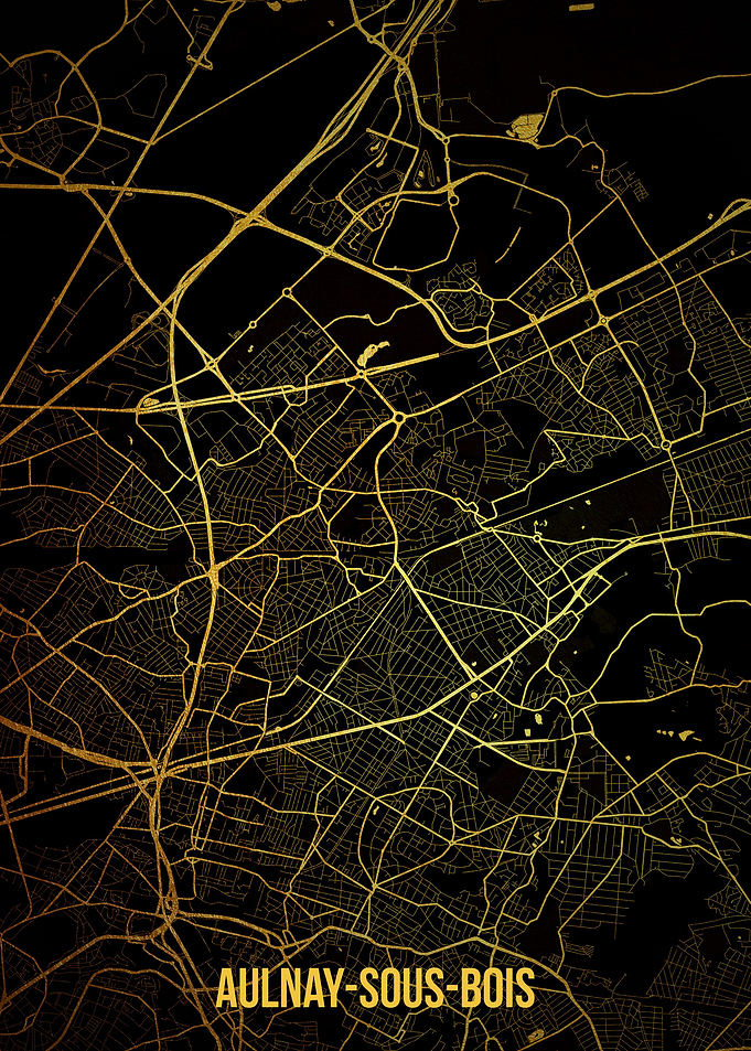 Aulnay Sous bois gold map