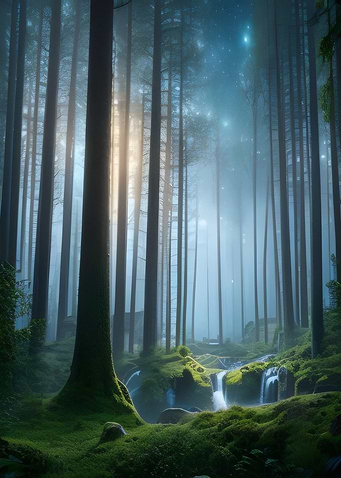 Forest at Night