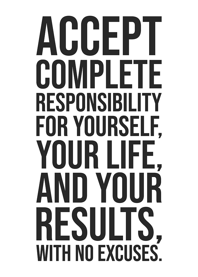 Accept Responsibility
