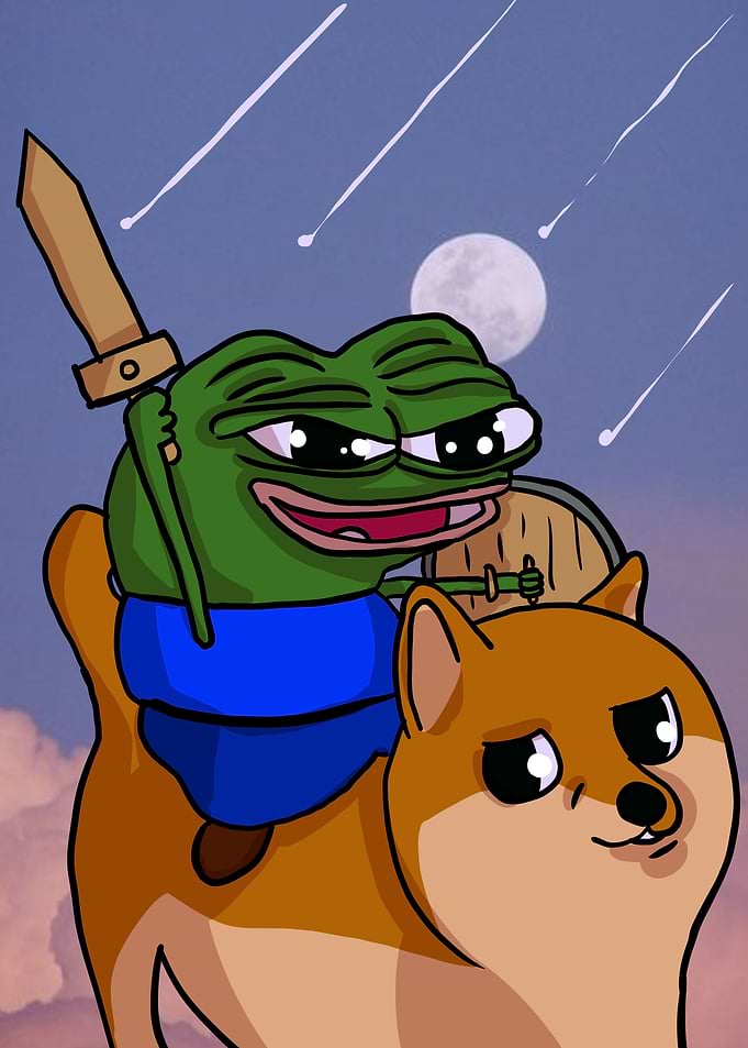 doge and pepe