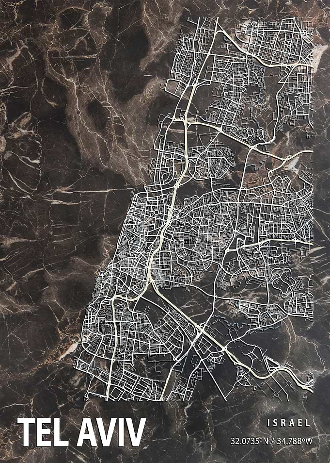 TEL AVIV CITY MAP