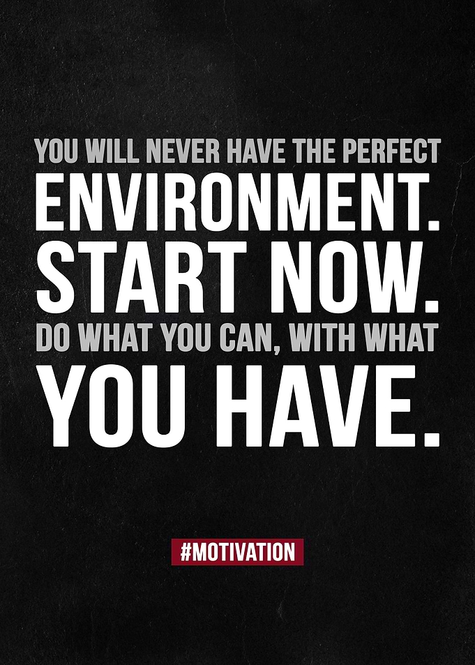 Start now