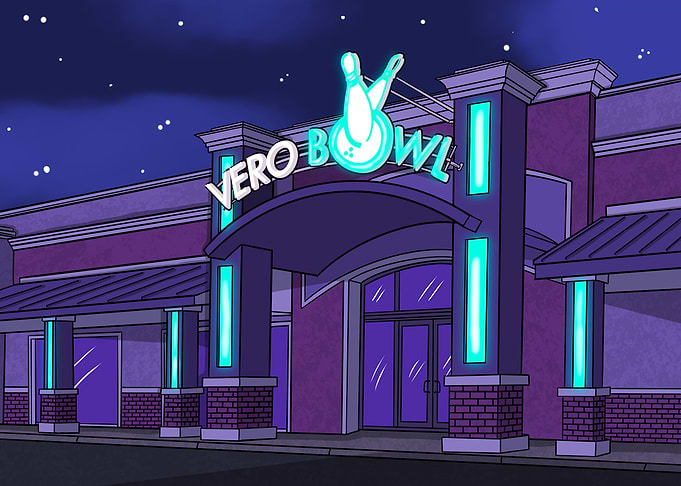 Bowling alley After Dark