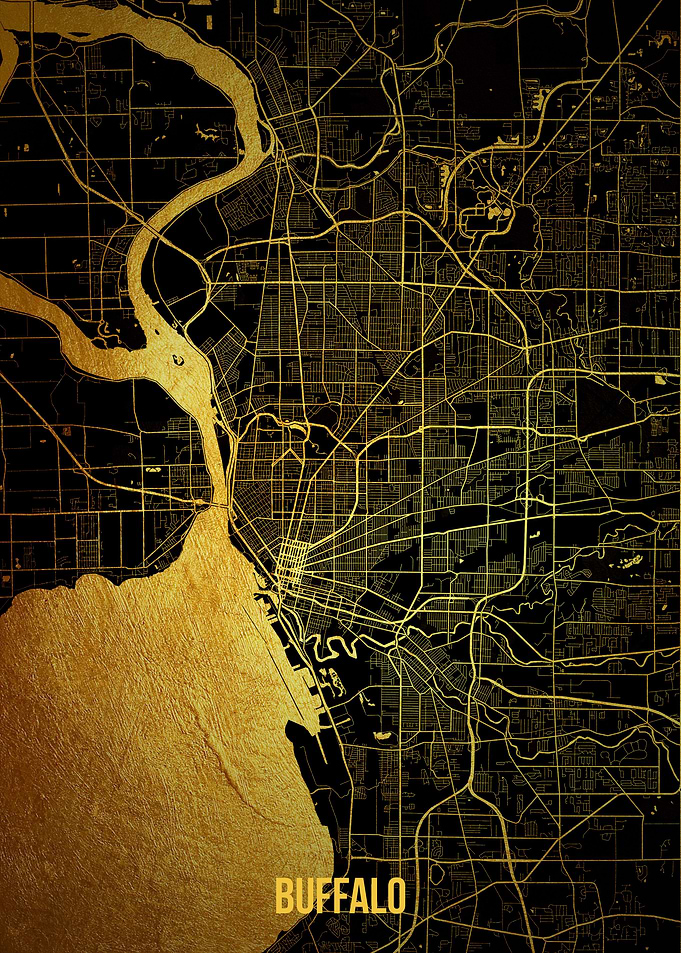Buffalo gold map