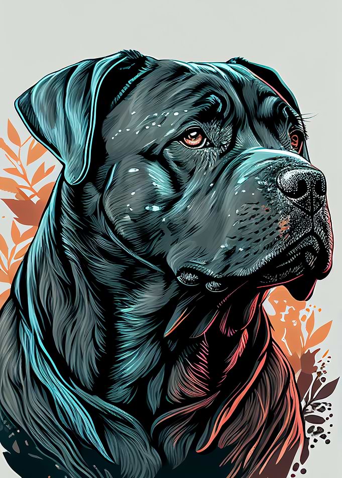 Cane Corso Drawn
