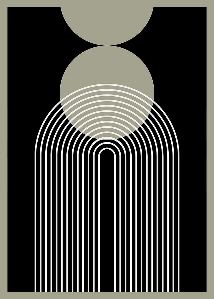 Boho Minimalist Abstract