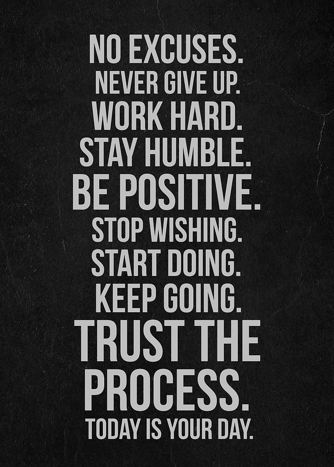 Trust the process motivate
