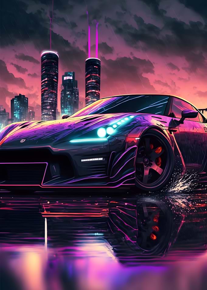 Synthwave Sportscar