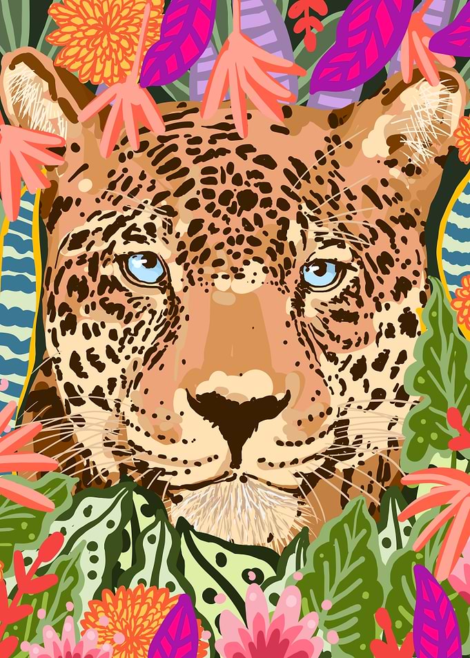 Peek A Boo Leopard