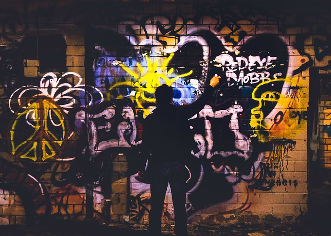 The graffiti artist