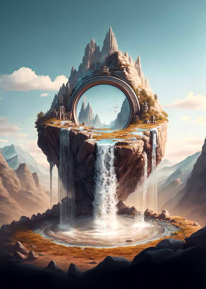 Perpetual Waterfall IV