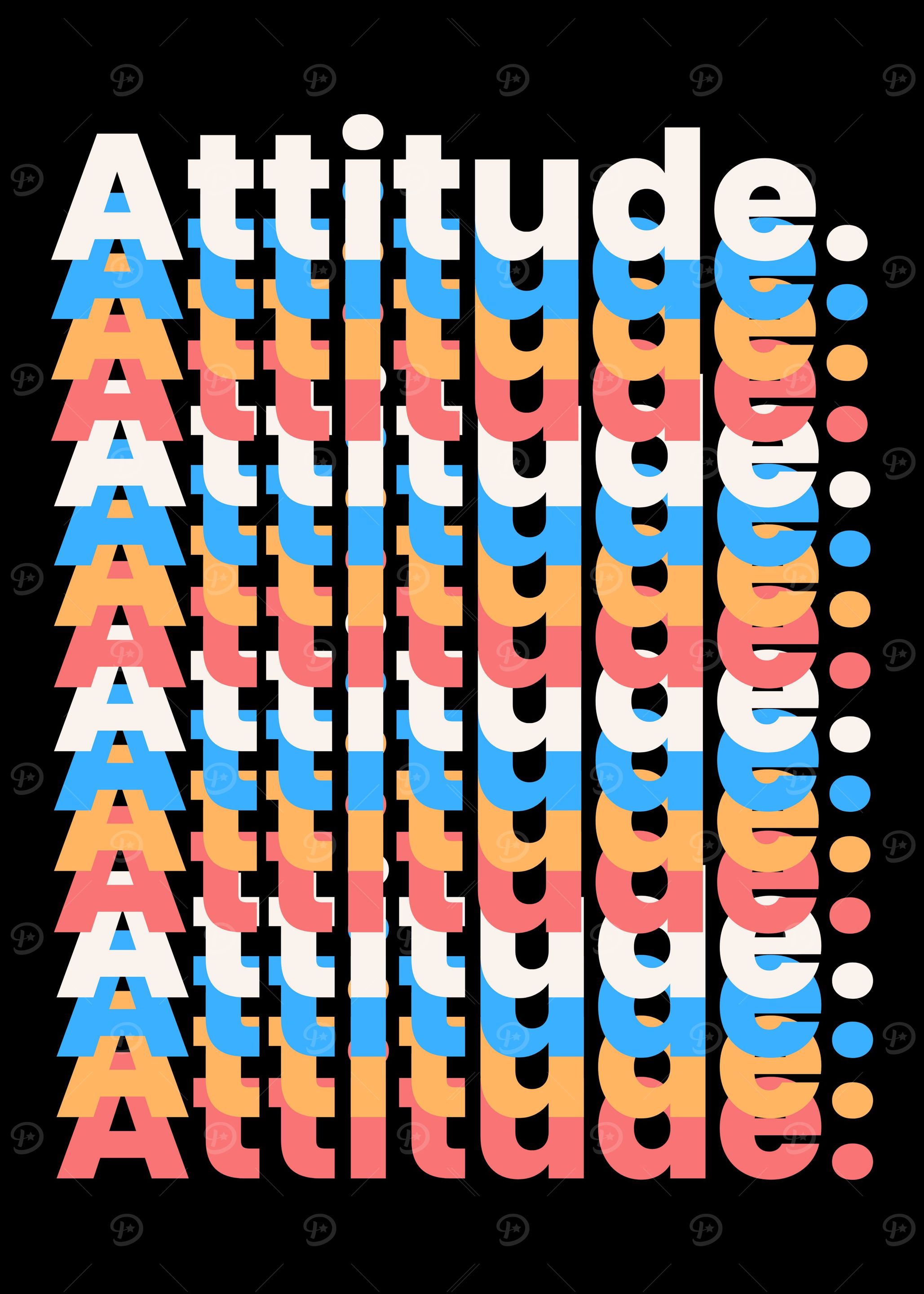 inspirational Word Attitud