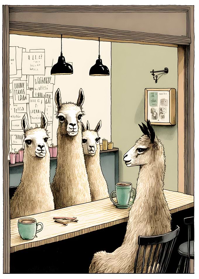 Llamas Kitchen Meeting