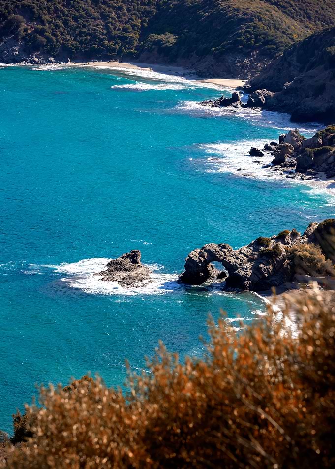 Greek island of Evia, view