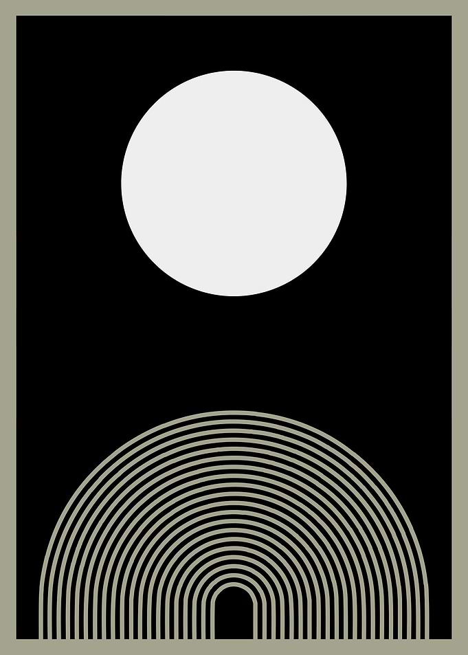 Boho Minimalist Abstract